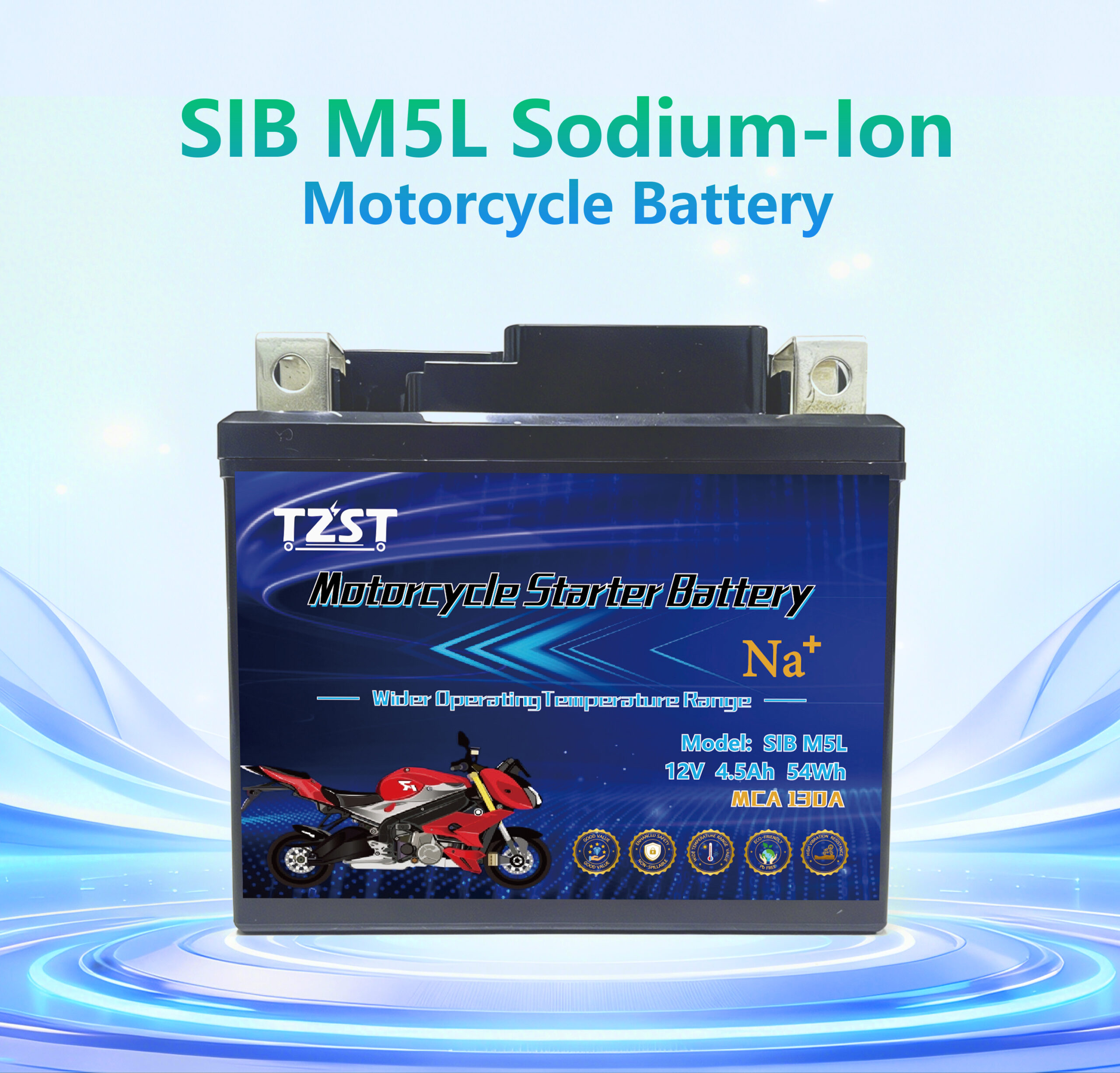 motorcycle battery replacement,motorcycle battery for cold weather,sodium battery, sodium ion battery,Soduim motorcycle battery