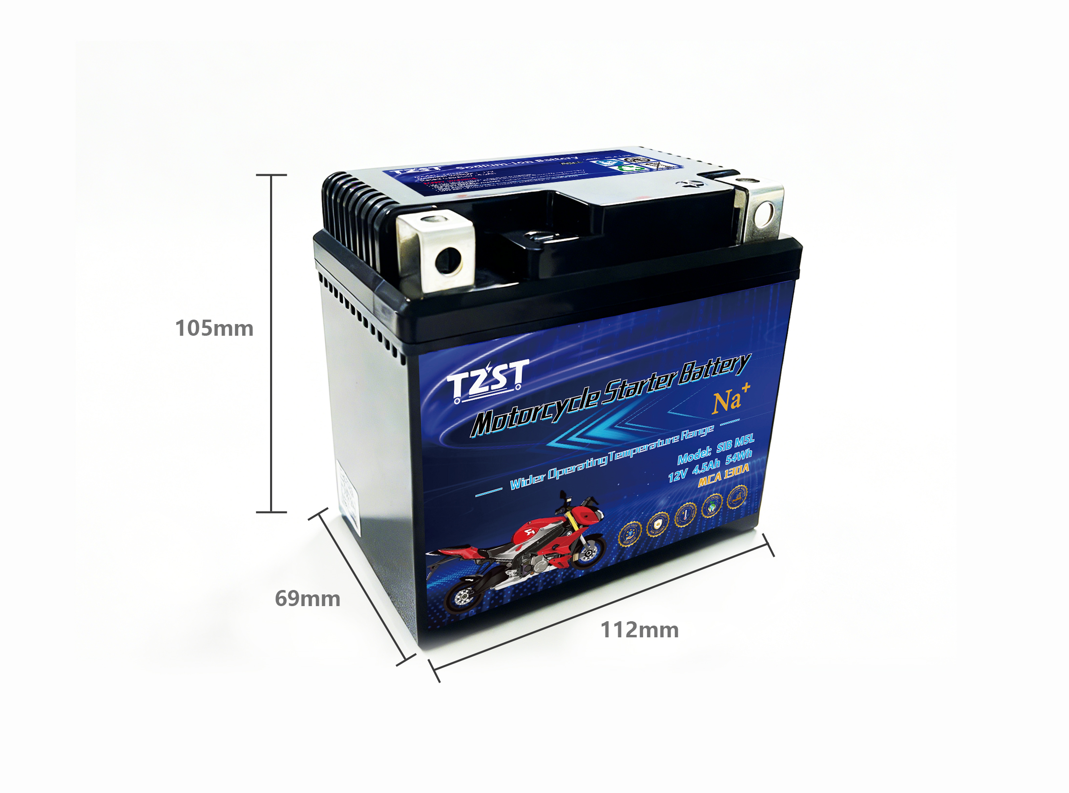 SIB M5L Sodium-Ion Motorcycle Battery - Image 5