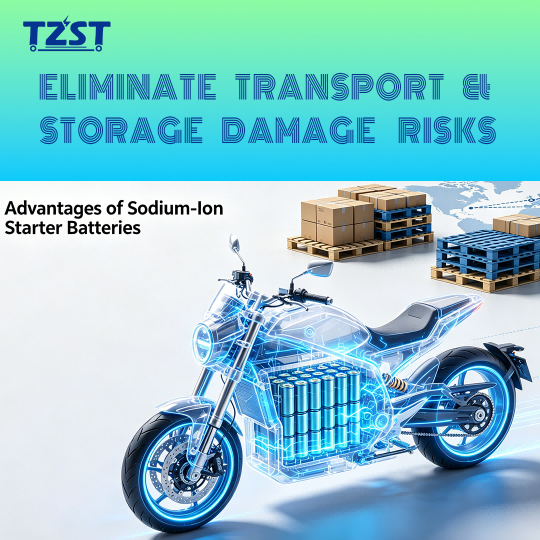 Durable sodium ion motorcycle battery for global transport anti-damage distribution