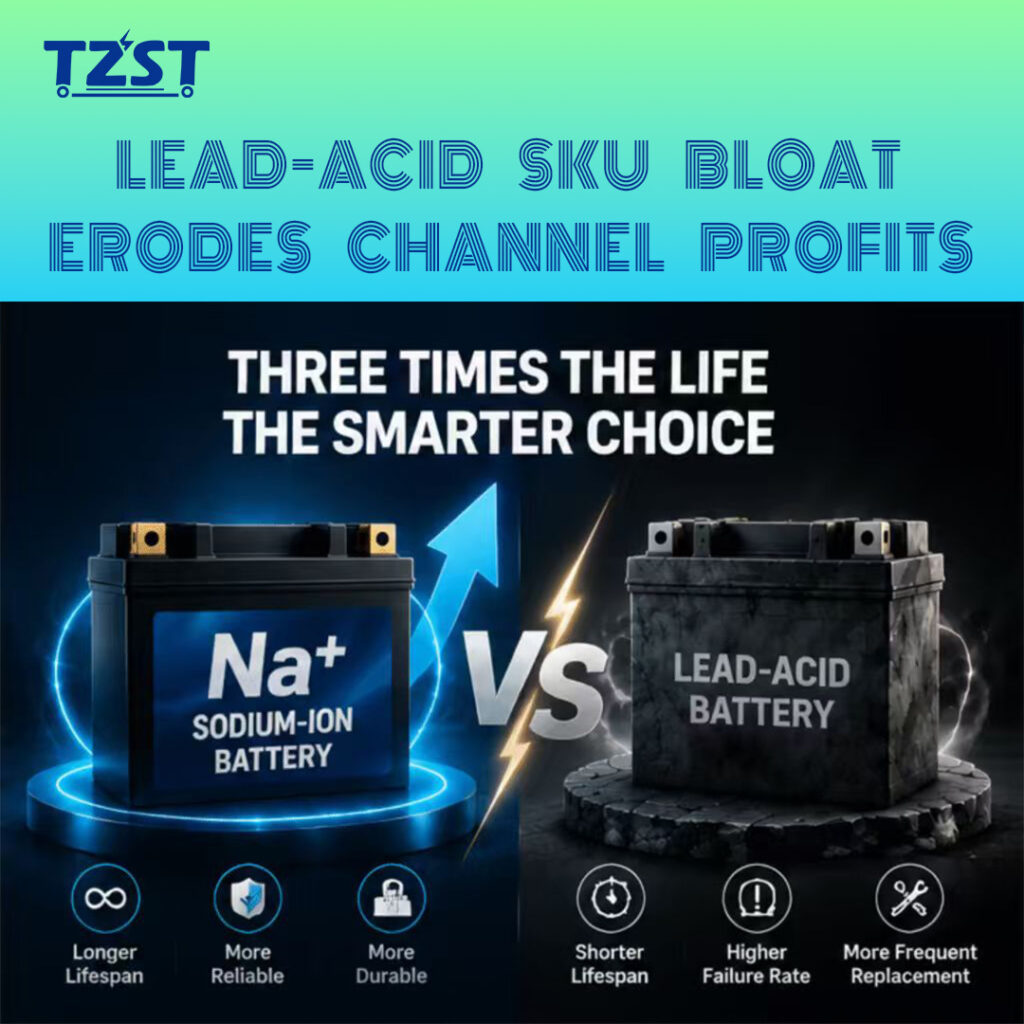 SODIUM ION VS LEAD ACID MOTORCYCLE BATTERIES: LEAD-ACID SKU BLOAT ERODES CHANNEL PROFITS