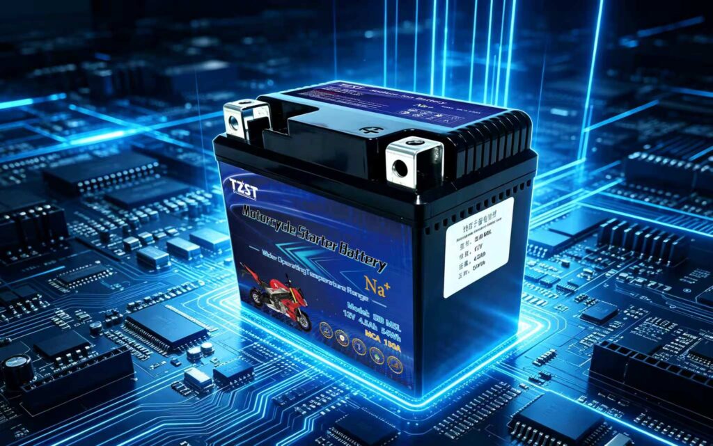 TZST sodium-ion motorcycle start battery