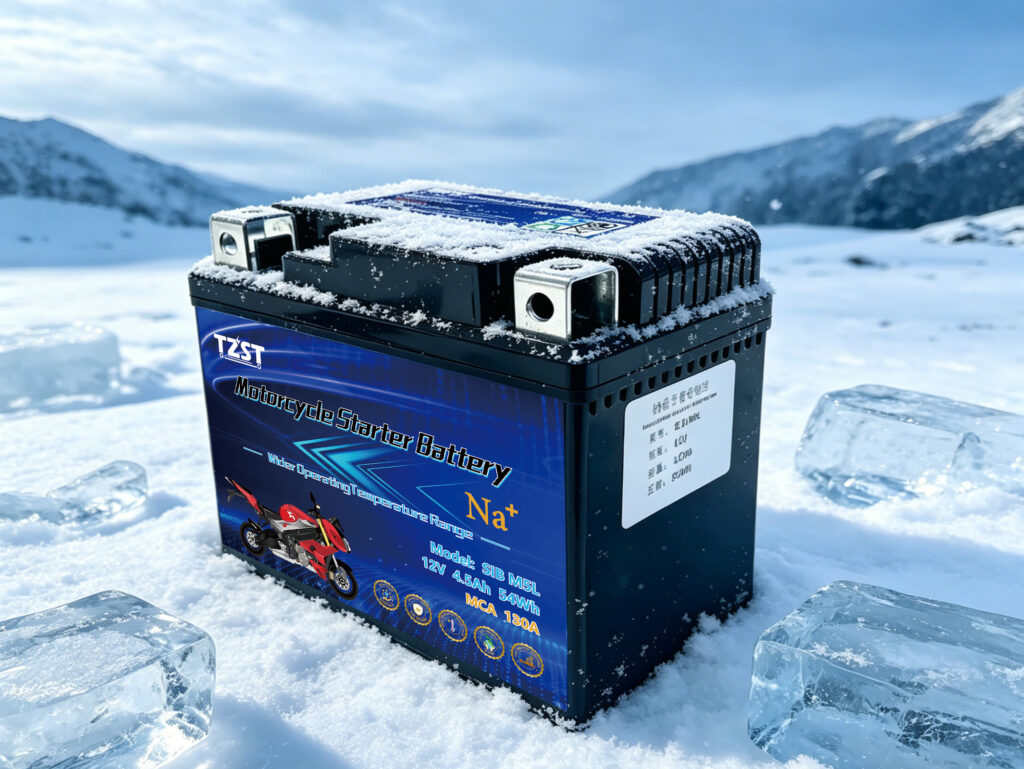TZST sodium-ion motorcycle start battery