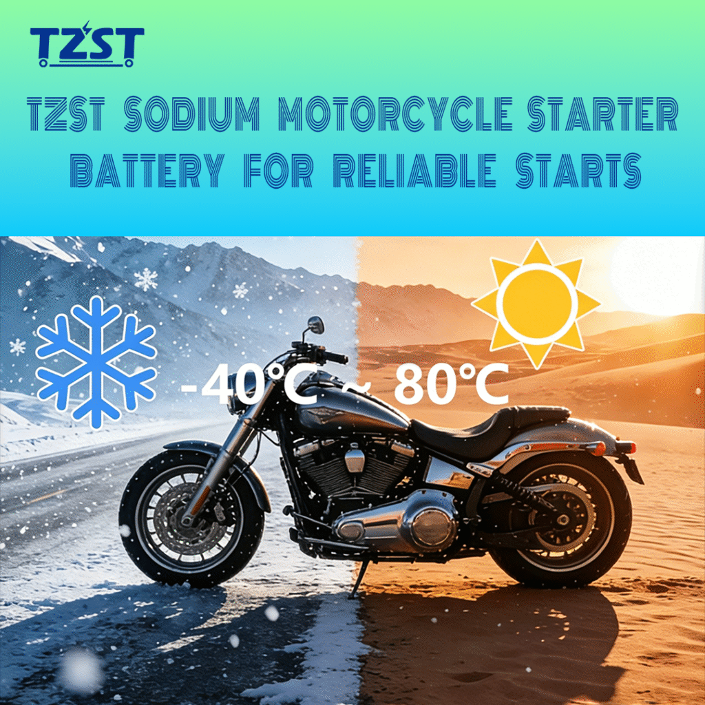 TZST Sodium Ion Motorcycle Starter Battery: Tech-backed Reliability for Every Smooth Start
