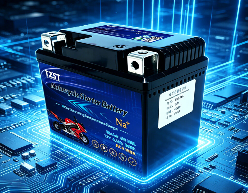 TZST sodium ion motorcycle starter battery